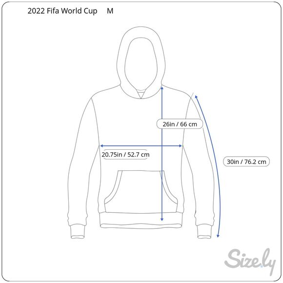 NWT Outerstuff Mens 2022 FIFA World Cup Premium Fleece Hoodie Black Red Qatar‎ M - Picture 13 of 13